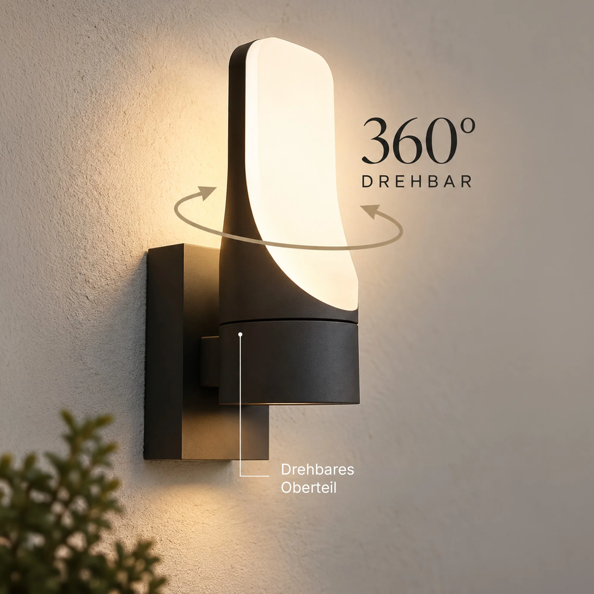 Ledyra Cubo – LED-Außenwandleuchte – Anthrazit – 10 W – Warmweiß – Eigenschaften im Überblick