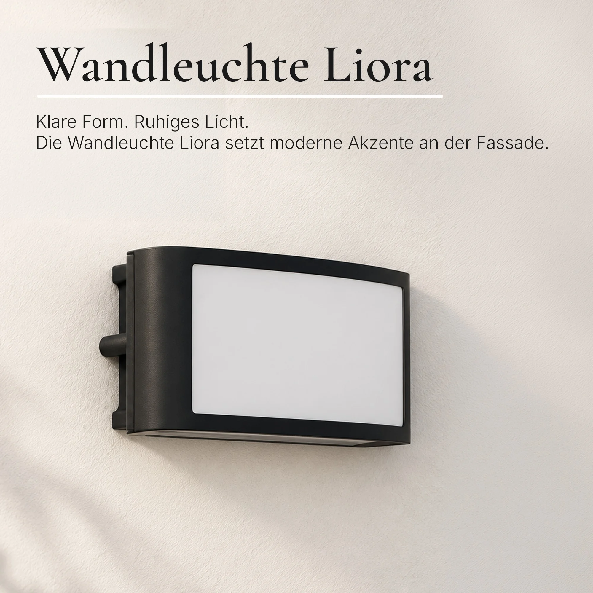 Ledyra Liora – LED-Außenwandleuchte – Anthrazit – 18 W – Warmweiß – Eigenschaften im Überblick