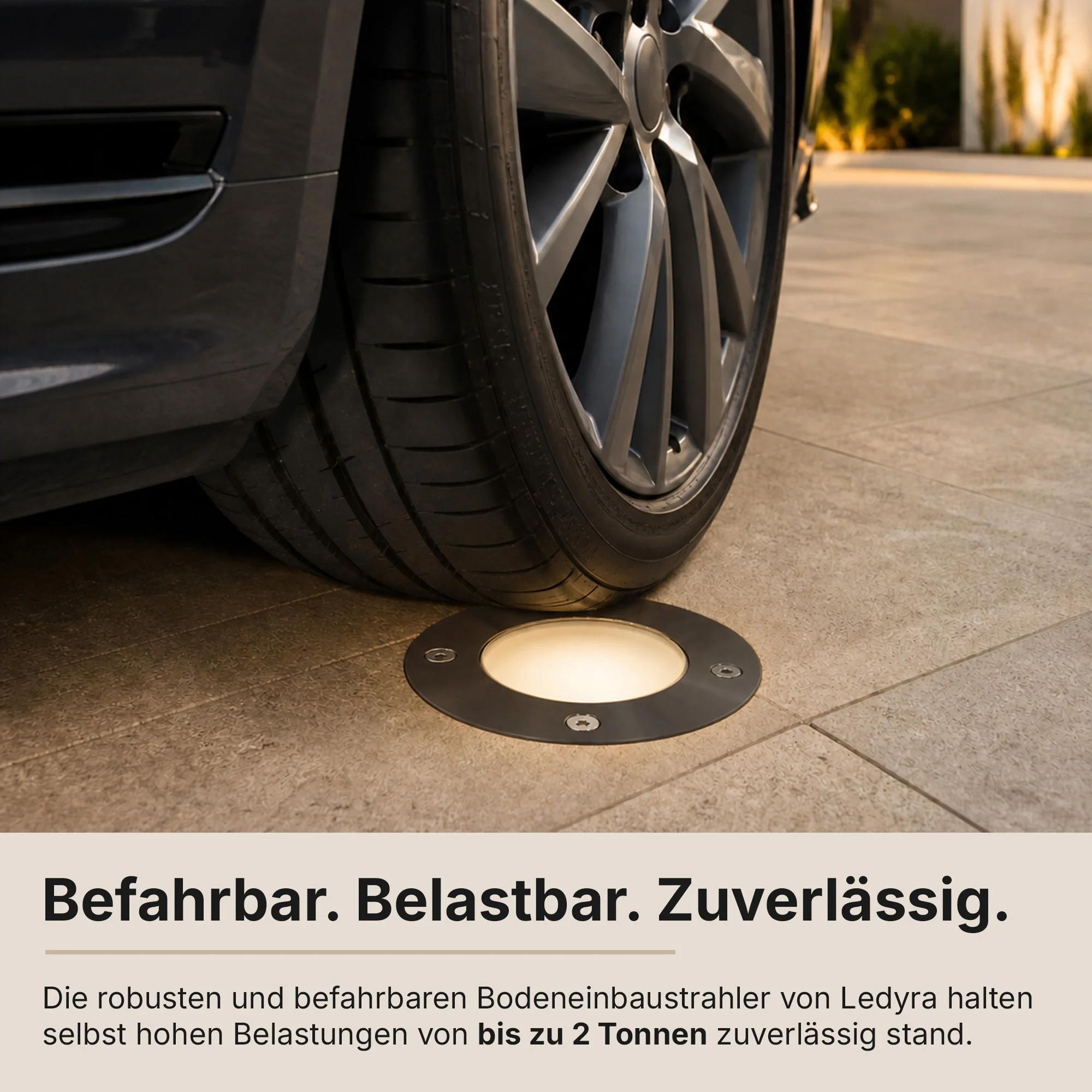 Ledyra Atlas – Bodeneinbaustrahler rund, schwenkbar – Schwarz – Lichtfarbe einstellbar – Eigenschaften im Überblick