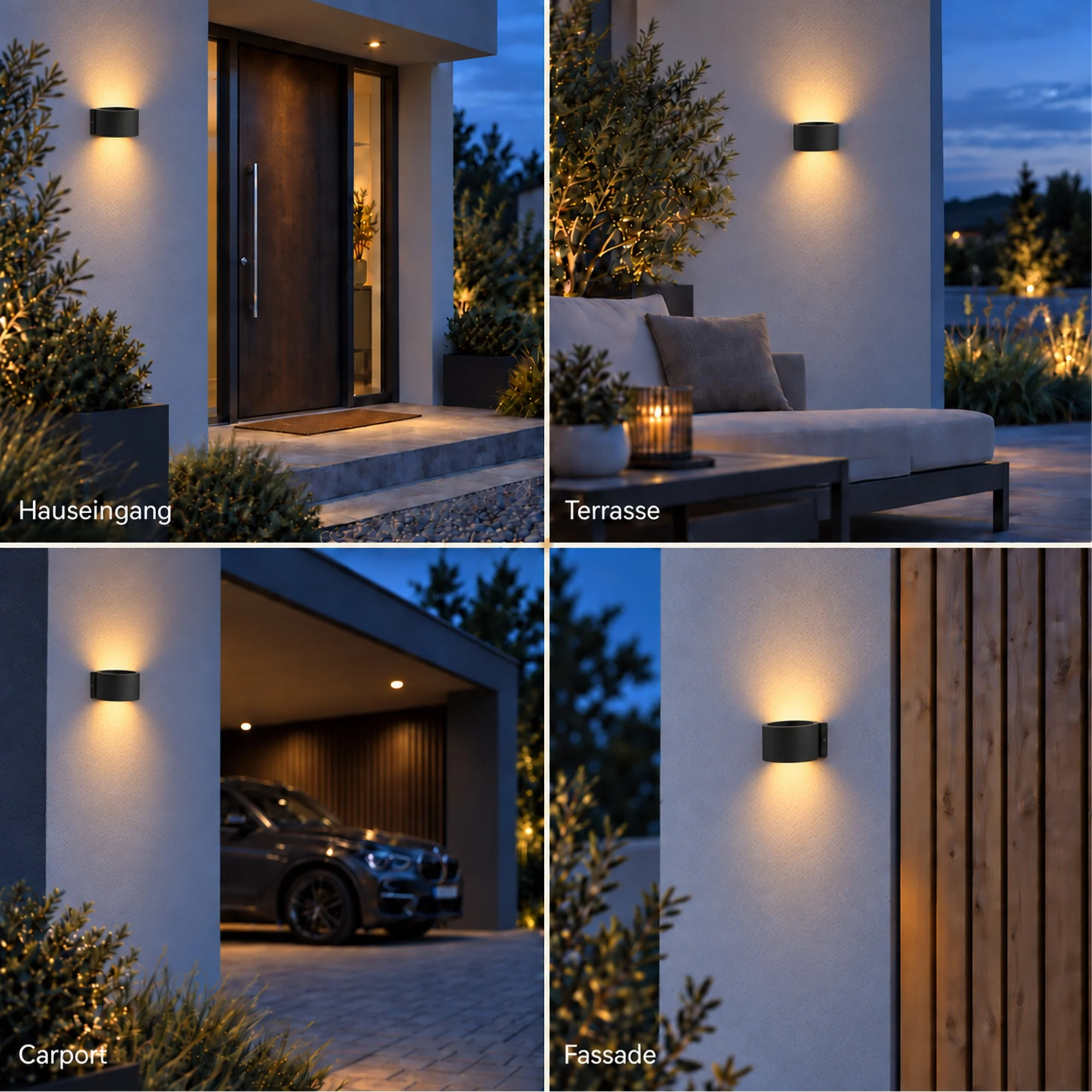 Ledyra Aero – LED-Außenwandleuchte – Anthrazit – 6 W – Warmweiß – Eigenschaften im Überblick