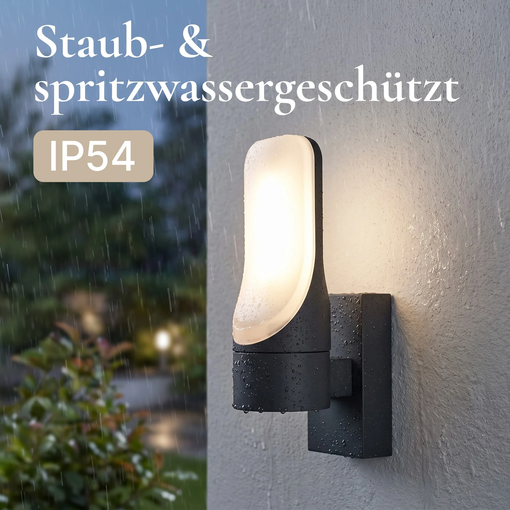 Ledyra Cubo – LED-Außenwandleuchte – Anthrazit – 10 W – Warmweiß – Eigenschaften im Überblick