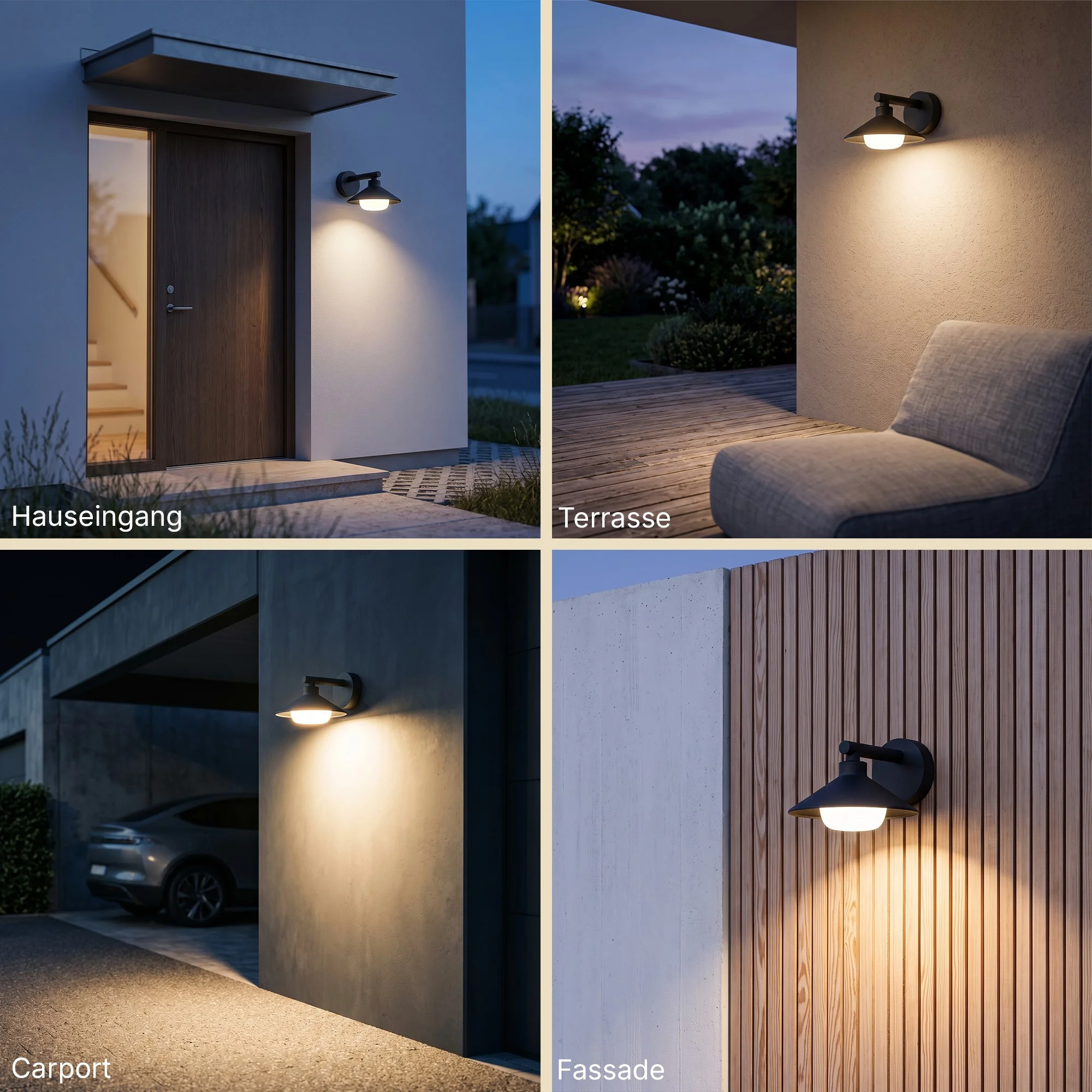 Ledyra Aris – LED-Außenwandleuchte – Anthrazit – 18 W – Warmweiß – Eigenschaften im Überblick