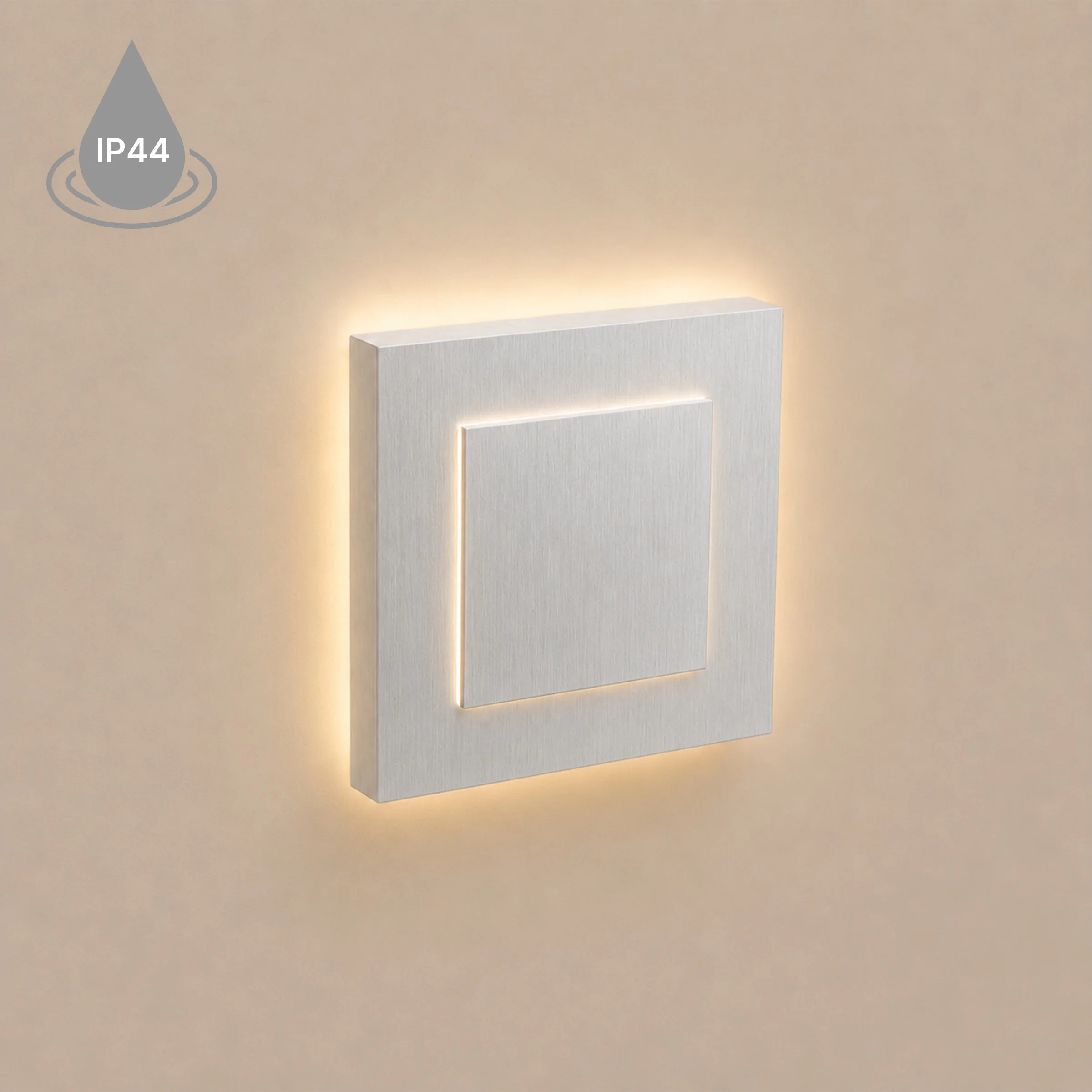 Ledyra Lyra – LED-Treppenleuchte – Alu-Bicolor – IP44 – Eigenschaften im Überblick