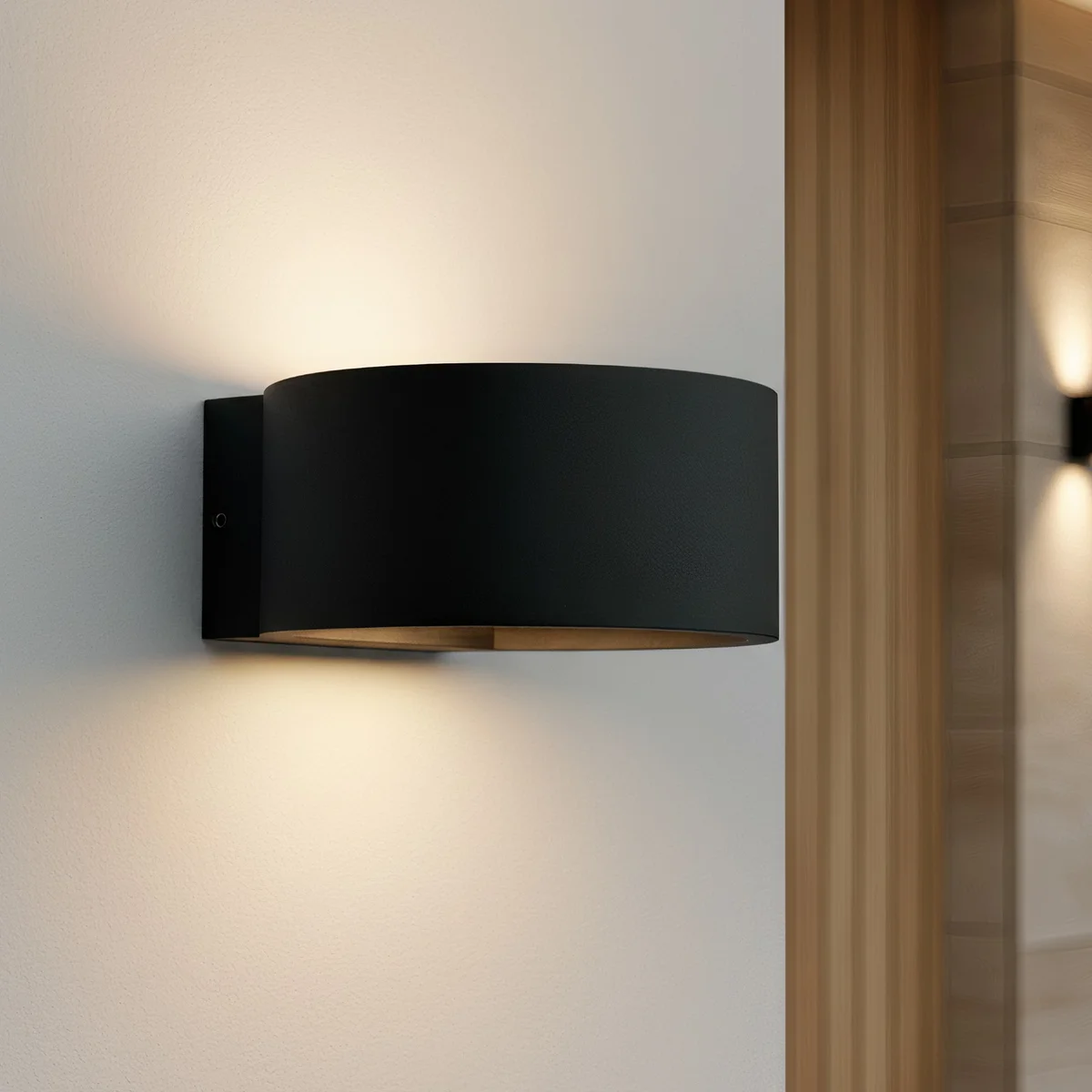 Ledyra Aero – LED-Außenwandleuchte – Anthrazit – 6 W – Warmweiß