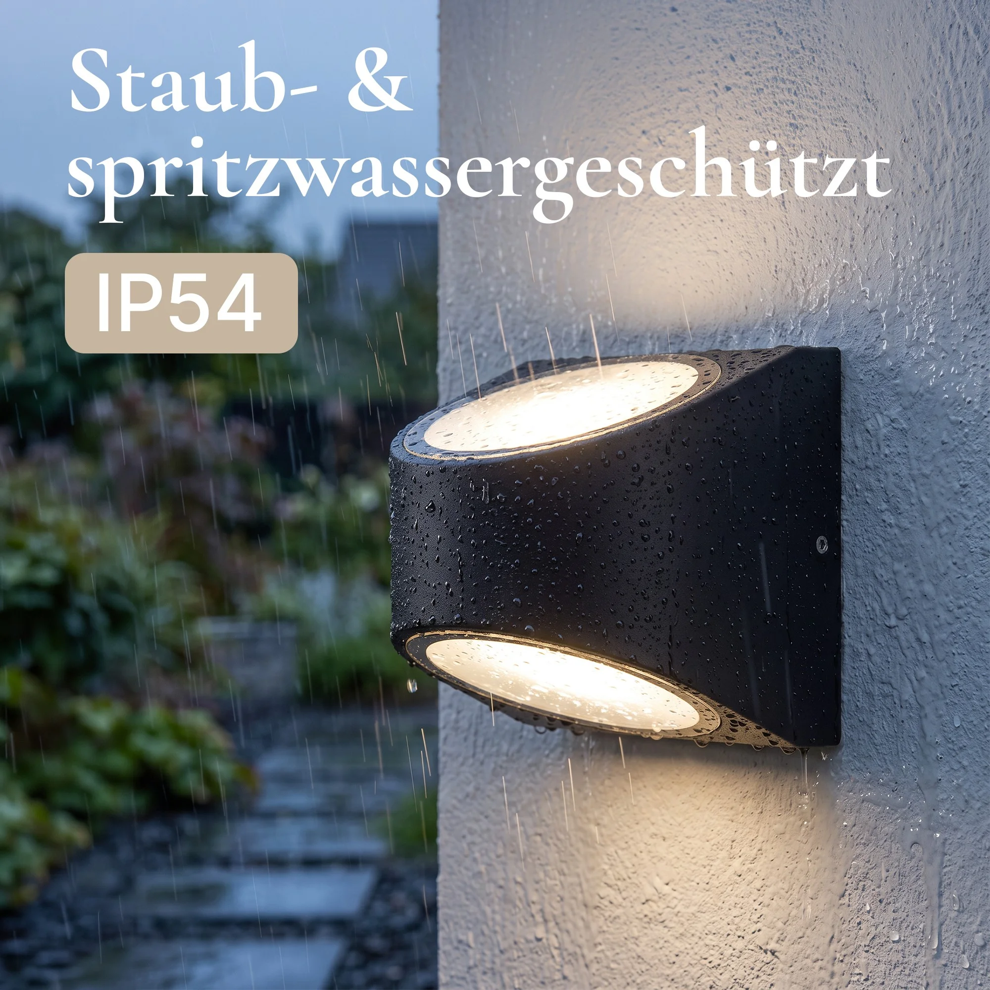 Ledyra Nexa – LED-Außenwandleuchte – Anthrazit – 14 W – Warmweiß – Eigenschaften im Überblick