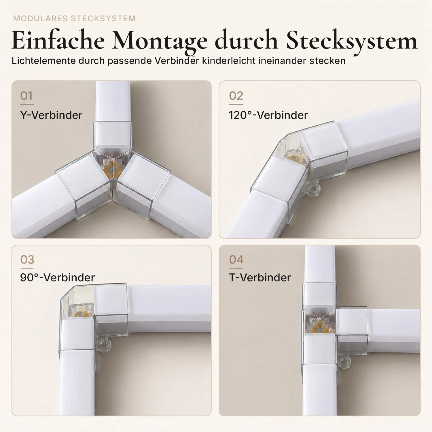 Ledyra Hexagon 14 – LED-Wabenleuchte, Komplett-Set – Kaltweiß – Eigenschaften im Überblick
