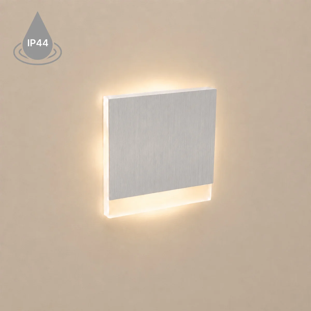 Ledyra Sirius – LED-Treppenleuchte – Alu-Bicolor – IP44