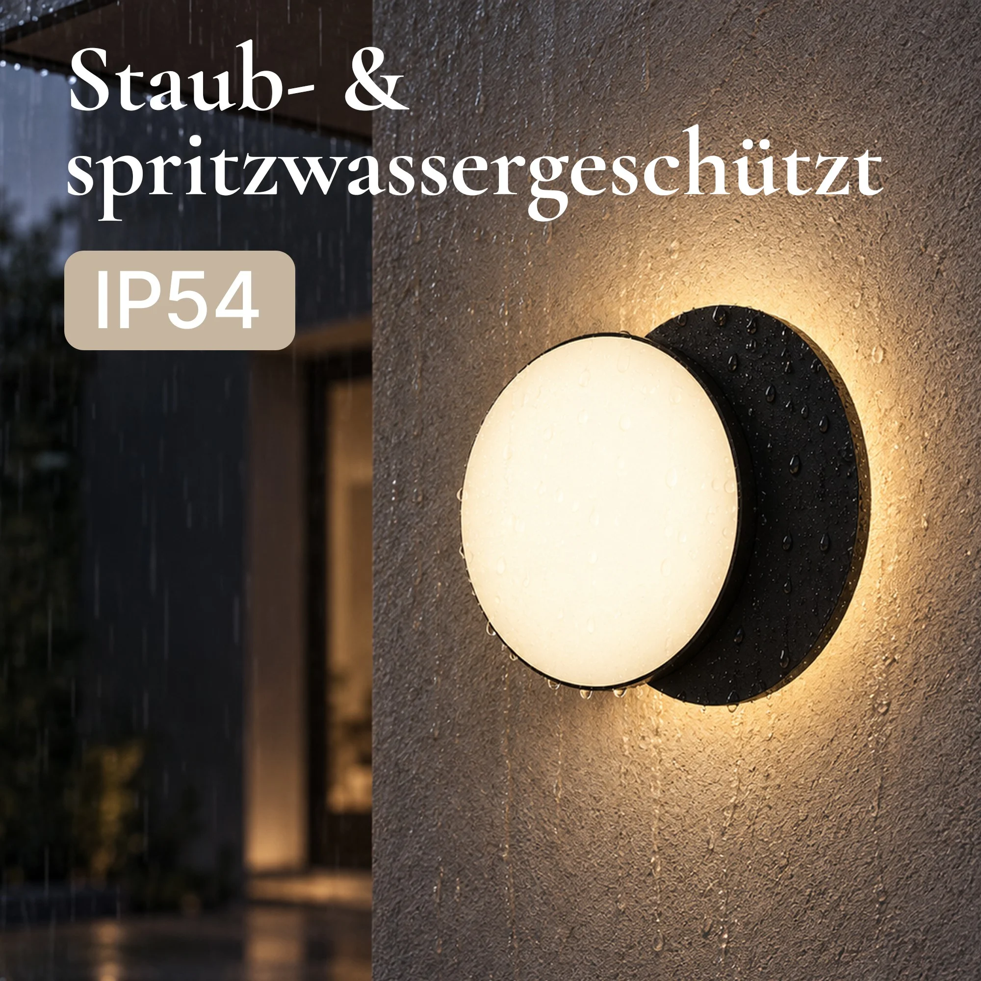 Ledyra Halo – LED-Außenwandleuchte – Anthrazit – 33 W – Warmweiß – Eigenschaften im Überblick