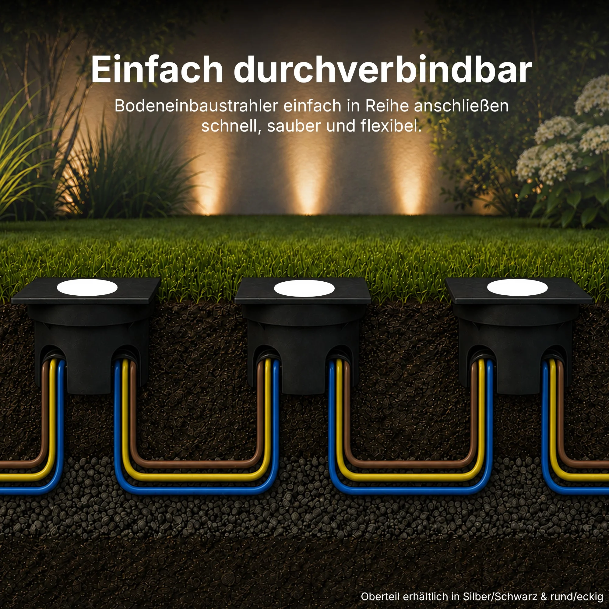 Ledyra Atlas Flach – Bodeneinbaustrahler rund – Schwarz – Lichtfarbe einstellbar – Eigenschaften im Überblick
