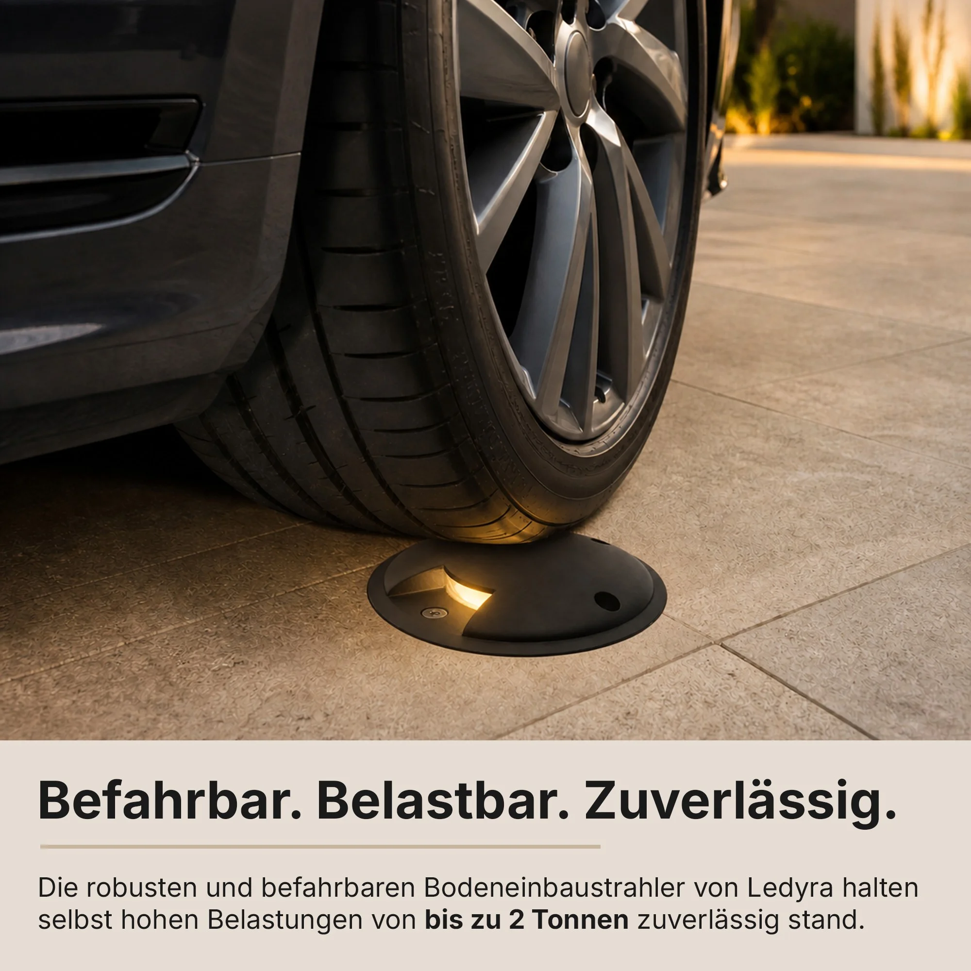 Ledyra Gaia One – Bodeneinbaustrahler rund – Schwarz – Lichtfarbe einstellbar – Eigenschaften im Überblick