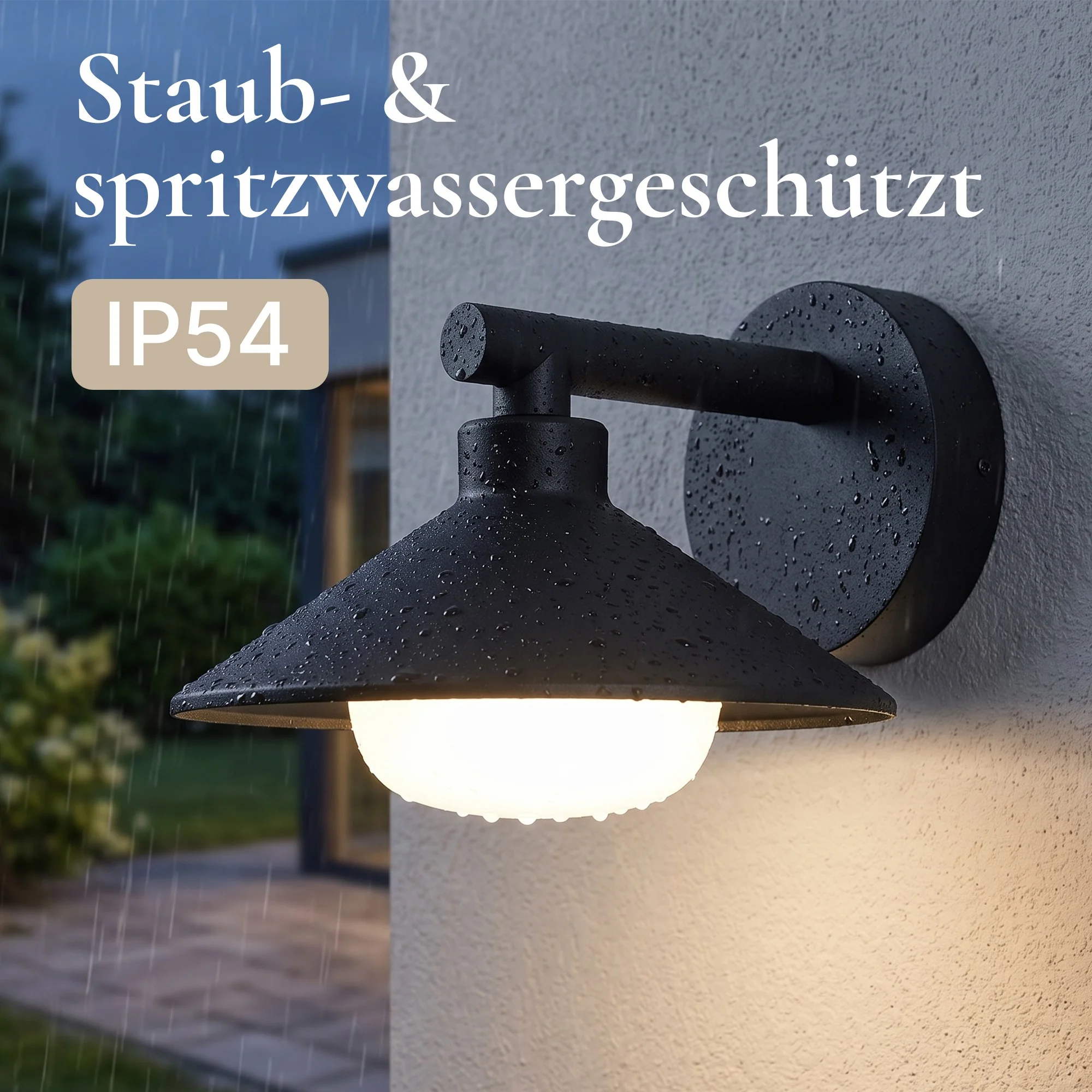 Ledyra Aris – LED-Außenwandleuchte – Anthrazit – 18 W – Warmweiß – Eigenschaften im Überblick