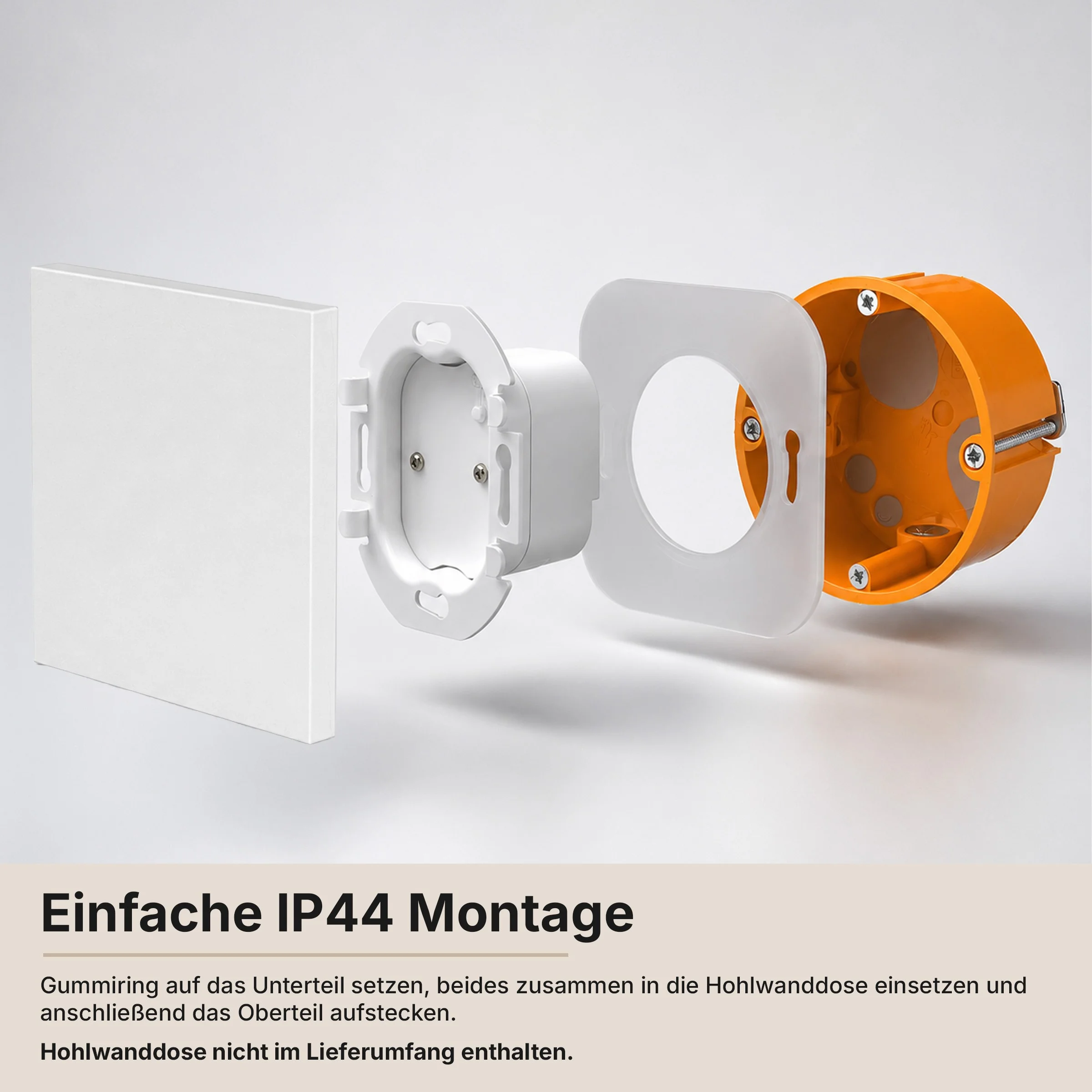 Ledyra Lyra – LED-Treppenleuchte – Alu-Bicolor – IP44 – Eigenschaften im Überblick