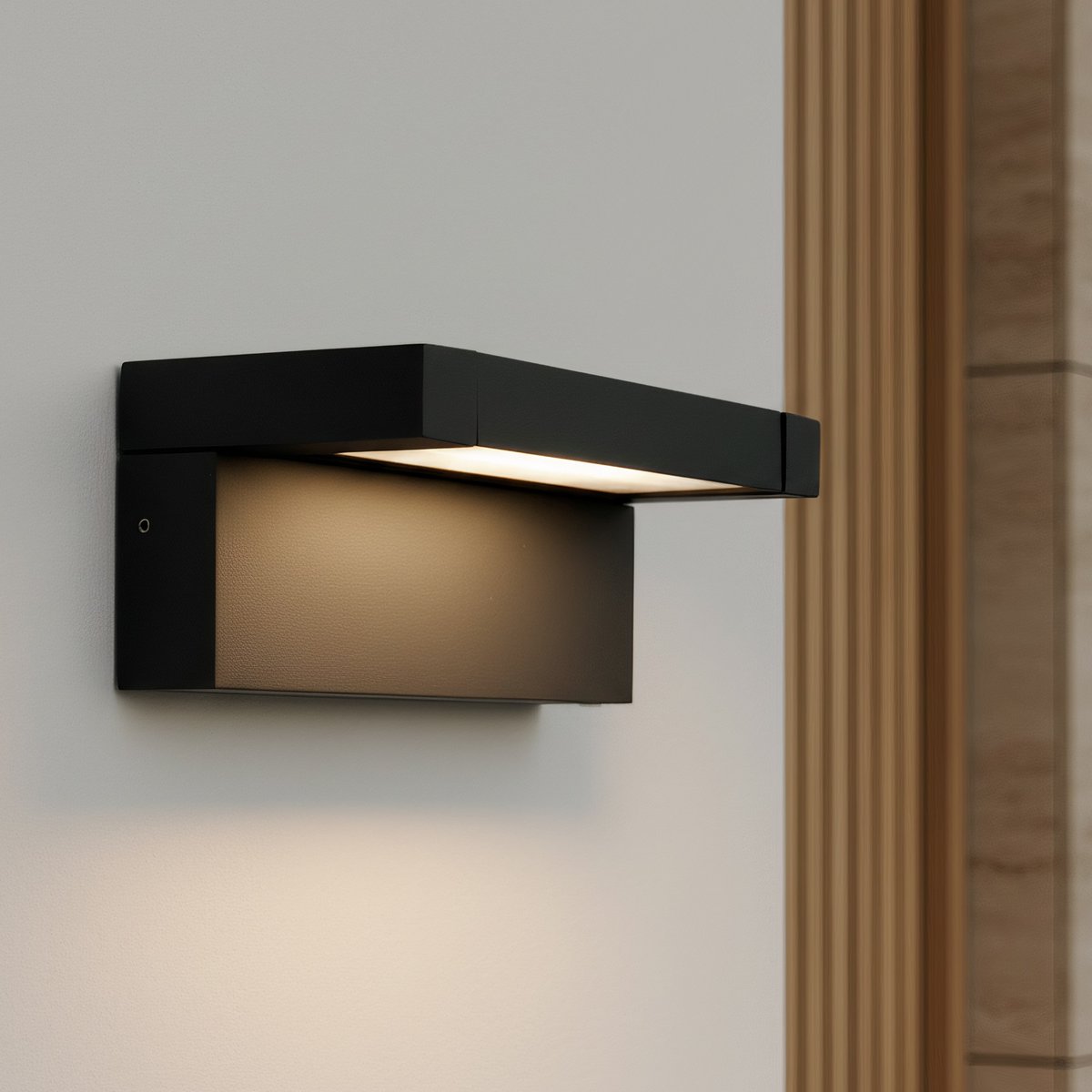 Ledyra Zeno – LED-Außenwandleuchte – Anthrazit – 13 W – Lichtfarbe einstellbar