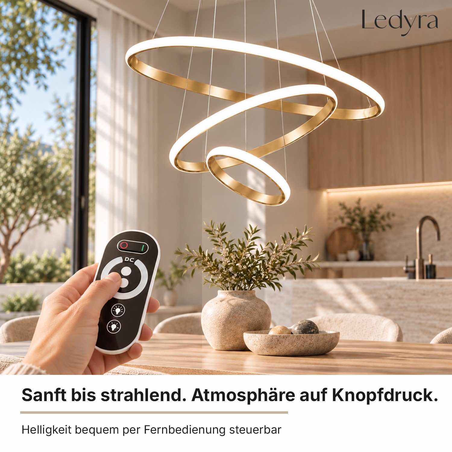 TRIVANA mit Fernbedienung zum Dimmen