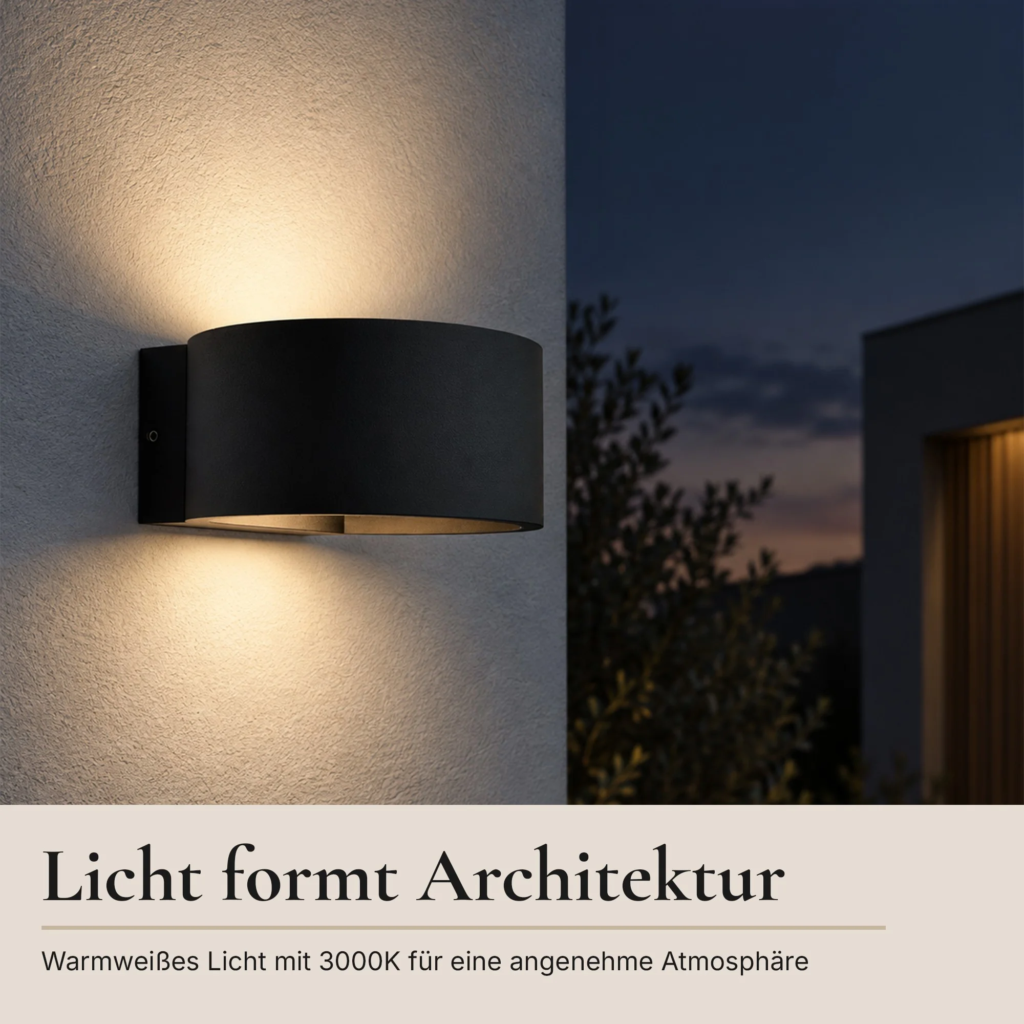 Ledyra Aero – LED-Außenwandleuchte – Anthrazit – 6 W – Warmweiß – Eigenschaften im Überblick