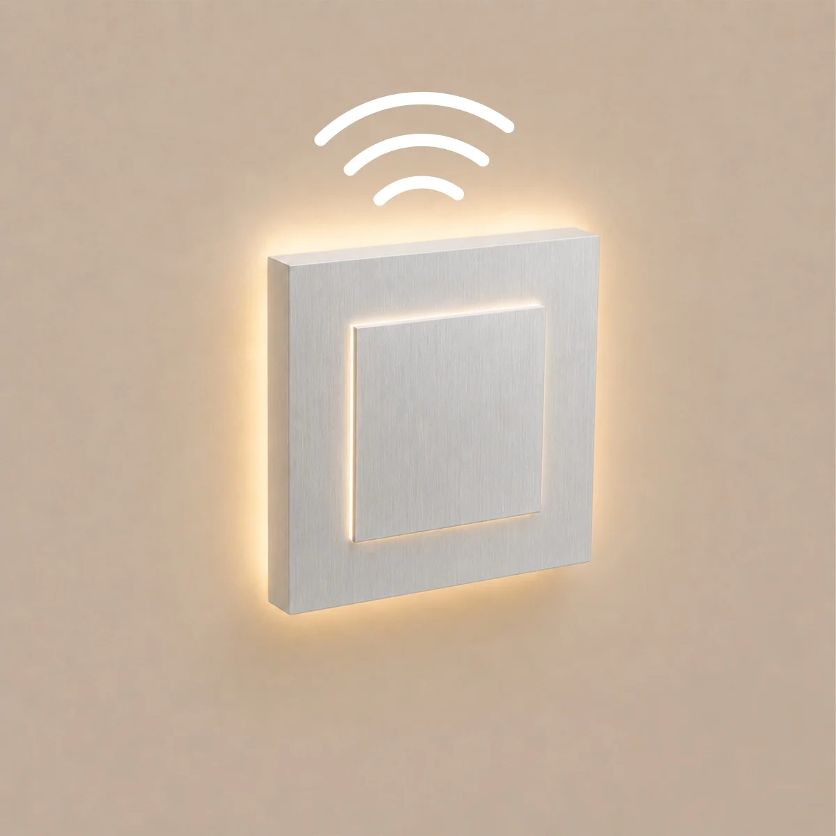 Ledyra Lyra – LED-Treppenleuchte – Alu-Bicolor – IP20 – mit Bewegungsmelder