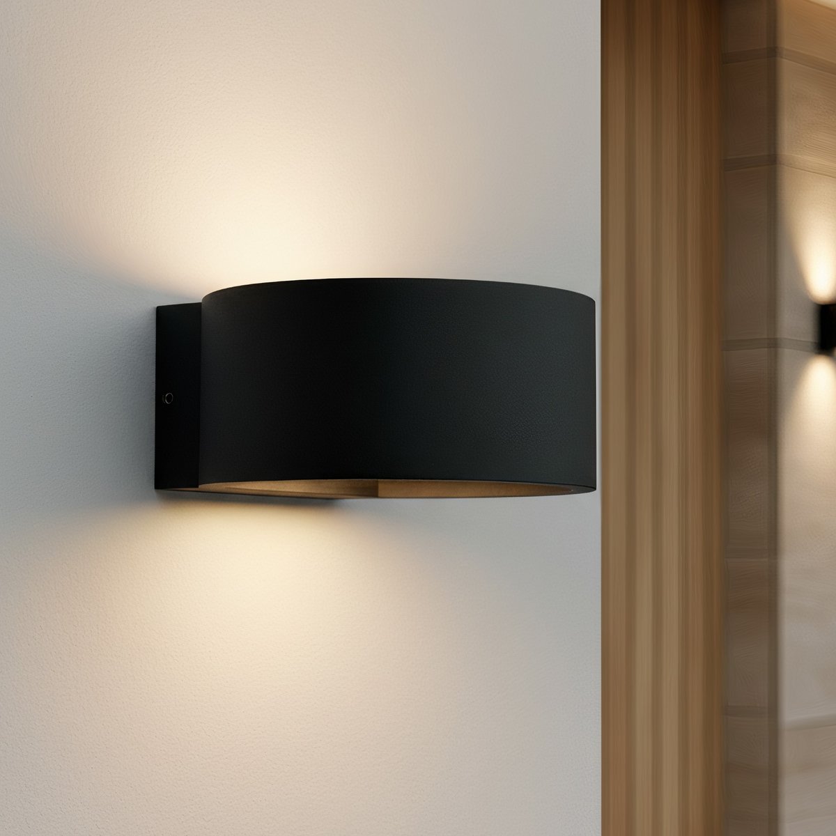 Ledyra Aero – LED-Außenwandleuchte – Anthrazit – 6 W – Warmweiß