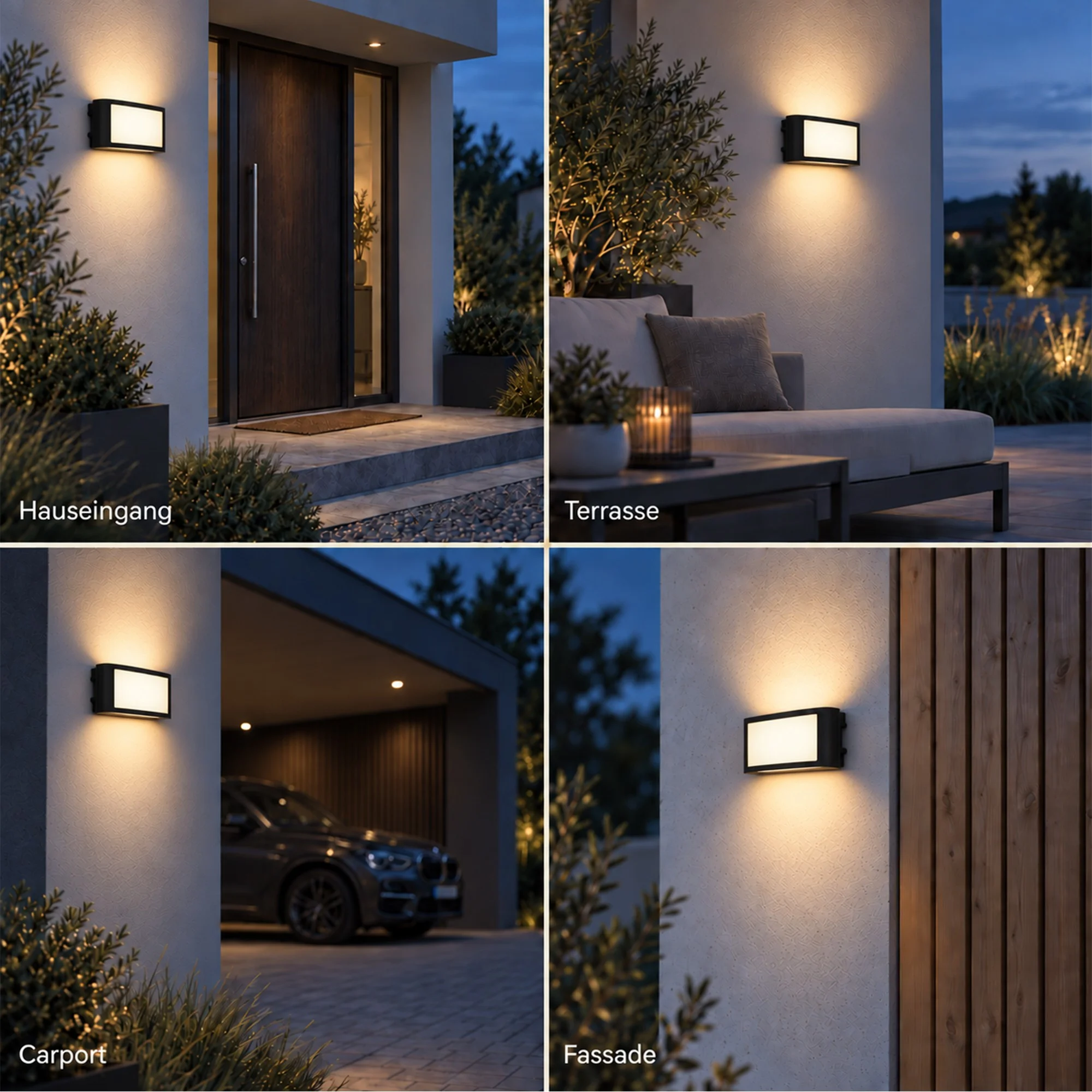 Ledyra Liora – LED-Außenwandleuchte – Anthrazit – 18 W – Warmweiß – Eigenschaften im Überblick