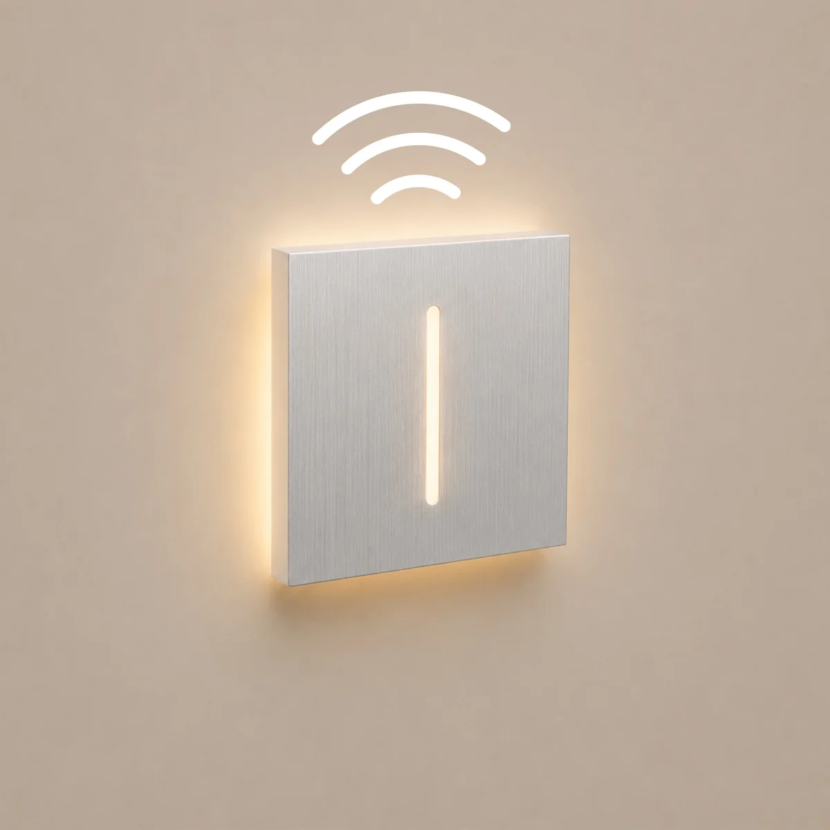 Ledyra Polaris – LED-Treppenleuchte – Alu-Bicolor – IP20 – mit Bewegungsmelder
