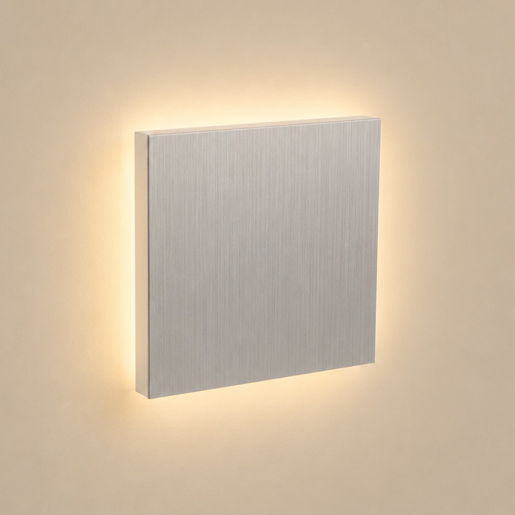 LED-Treppenleuchte für innen, eckig, Seitenlicht, Alu-Bicolor, IP20, 1,5 W – Ledyra Aura