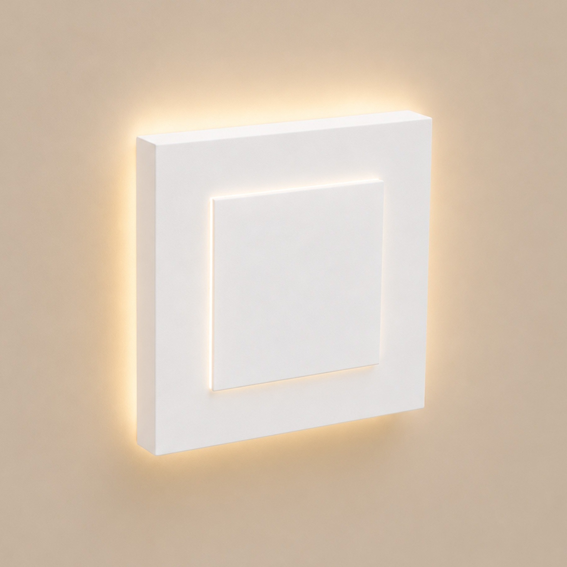 LED-Treppenleuchte für innen, eckig, Lichtfuge und Randlicht, Weiß, IP20, 1,5 W – Ledyra Lyra